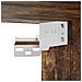 Armadio pensile Rovere fumé 59 x 20 x 100 cm Legno multistrato - Foto miniatura 9