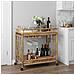 Carrello da vino con ruote Naturale 85 x 50 x 93 cm Bambù - Foto miniatura 2