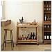 Carrello da vino con ruote Naturale 85 x 50 x 93 cm Bambù - Foto miniatura 3