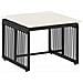 Set di Mobili da Esterno 11 pcs Nero e Bianco Crema polyrattan - Foto miniatura 6