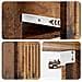 Mobiletto da notte a muro 2 pcs Legno antico 33 x 34,5 x 20 cm - Foto miniatura 8