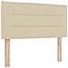 Letto box spring con materasso Crema 100 x 200 cm Tessuto - Foto miniatura 6