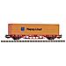 Carro pianale trasporto Container Hapag Lloyd DB AG - Foto miniatura 2