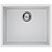Lavello Quadra 105 Keratek Plus Sottotop 54x44 cm 1 vasca Colore Bianco Assoluto 96 - Foto miniatura 1