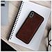 Cover Apple Iphone X / Xs Protezione Rigida Pelle Vera Marrone - Foto miniatura 3