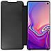 Custodia Galaxy S10 Sportellino Traslucido Stand Video Nero - Foto miniatura 3