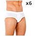 Intimo Abanderado 0527 Pack 6 Slips Abbigliamento Uomo 60 - Foto miniatura 1