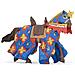 Statuetta Papo Cavallo Blu Fleur-de-lys Per Bambino - Foto miniatura 1