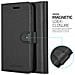 Custodia Compatibile Con Samsung Galaxy M30s In Nero Carbone - Coperchio Protettiva Con Chiusura Magnetica, Funzione Stand E Tasca Per Le Carte - Foto miniatura 4