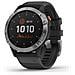 Smartwatch Fenix 6 Solar Impermeabile Display 1.3" Cardiofrequenza GPS Bluetooth Colore Nero Argento - Foto miniatura 3