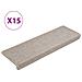 Tappetini per Scale 15 pz 65x21x4 cm Grigio Talpa - Foto miniatura 1