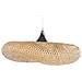 Lampadario In Legno Di Bambù Marrone Chiaro Boyne L - Foto miniatura 14
