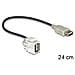 DeLOCK 83281 Cavo Adattatore USB 3.0 A USB 2.0 - 30 Cm - Nero - 2