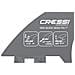 Cressi Mini Quick Skeg Fin 7âš™âš™ Grigio - Foto miniatura 2