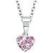Collana Da Bambini Con Ciondolo In Argento 925 Rodiato Con Cristallo Multicolore, Motivo: Cuore, 38 Cm - Ref. 4056867002004 - Foto miniatura 1