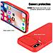 Cadorabo Custodia Compatibile Con Apple Iphone Xs Max In Opaco Rosso - Coperchio Protettivo In Silicone Tpu Flessibile E Con Protezione Per La Fotocamera - Foto miniatura 4