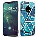 Custodia Compatibile Con Huawei Mate 30 In Marmo Blue Wave No. 13 - Coperchio Protettivo In Silicone Tpu Con Motivo A Mosaico - Foto miniatura 1