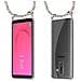 Catena Di Telefoni Cellulari Compatibile Con Samsung Galaxy J8 2018 In Rainbow - Coperchio Protettivo In Silicone Con Anelli D'argento, Cinturino In Corda E Custodia Staccabile - Foto miniatura 7
