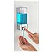 Istres Dispenser Per Sapone E Liquido Disinfezione, Argento, 320 Ml, Wenko - Foto miniatura 2