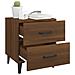 Comodini 2 Pz In Rovere Marrone 40x35x47,5 Cm - Foto miniatura 2