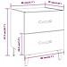 Comodini 2 Pz In Rovere Marrone 40x35x47,5 Cm - Foto miniatura 7
