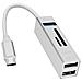 Hub Usb-c Linq 5 In 1 Con 3 Porte Usb E Lettore Di Schede Micro-sd Argento - Foto miniatura 2