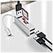 Hub Usb-c Linq 5 In 1 Con 3 Porte Usb E Lettore Di Schede Micro-sd Argento - Foto miniatura 5