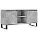 Mobile Porta Tv Grigio Cemento 104x35x50cm In Legno Multistrato - Foto miniatura 2