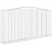 Cesti Gabbioni Ad Arco 10 Pz 400x50x200/220 Cm Ferro Zincato - Foto miniatura 3