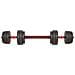 Set Manubri Da 25kg (4x2.5kg+4x2kg+4x1.5kg) Bilanciere Pesi Fitness Rosso E Nero - Foto miniatura 4