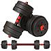 Set Manubri Da 25kg (4x2.5kg+4x2kg+4x1.5kg) Bilanciere Pesi Fitness Rosso E Nero - Foto miniatura 1