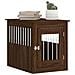 Gabbia Cani Arredamento Rovere Marrone 55x75x65cm Multistrato - Foto miniatura 3