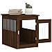 Gabbia Cani Arredamento Rovere Marrone 55x75x65cm Multistrato - Foto miniatura 4