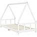 Giroletto per Bambini Bianco 90x200cm in Legno Massello di Pino - Foto miniatura 3