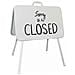 Cartello In Ferro Open /closed Pierre - Foto miniatura 1