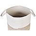 Set Di 2 Cestini Pazha Cotone Beige - Foto miniatura 4