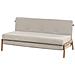 Divano Letto 2 Posti Edland Tessuto Beige Chiaro - Foto miniatura 5