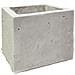 Fioriera In Granulato Di Pietra Grigio 25x25xh33cm Decogarden - Foto miniatura 1