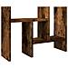 Organizer Scrivania Rovere Fumo 34,5x15,5x35,5 Cm Multistrato - Foto miniatura 2