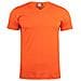 Basic-t V-neck Arancio S - Foto miniatura 1