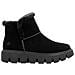 Black Casual Closed Ladies Mid Height Boots Stivaletti Pelle Scamosciata /nabuk Scarpe Donna Nero Eu 40, W2071-00 - Foto miniatura 3