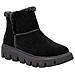 Black Casual Closed Ladies Mid Height Boots Stivaletti Pelle Scamosciata /nabuk Scarpe Donna Nero Eu 40, W2071-00 - Foto miniatura 1