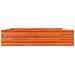 Fioriera Giardino Marrone Cera 110x110x23cm Legno Massello Pino - Foto miniatura 10