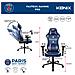 78441120971 sedia per videogioco Sedia da gaming per PC Seduta imbottita Blu, Bianco - Foto miniatura 12