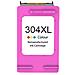 Cartuccia A Colori 304xl Rigenerata Inchiostro - Mostra Livello Di Inchiostro - Restitute N9k07ae /n9k05ae - Foto miniatura 1
