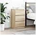 Comodini con 3 Cassetti 2 pz Rovere Sonoma 39x35x65 cm - Foto miniatura 1
