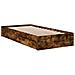 Giroletto Con Cassetti Rovere Fumo 100x200 Cm Legno Multistrato - Foto miniatura 3