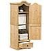 Armadio Corona 55x52x170 Cm In Legno Massello Di Pino - Foto miniatura 1