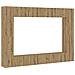 Set Mobile Tv 8 Pz Montato A Parete Rovere In Legno Multistrato - Foto miniatura 2