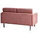 Divano 2 Posti Breda Tessuto Rosa - Foto miniatura 4